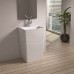 ADM Bathroom Design Glossy White Stone Resin Sink DW-130 - B016WXSX1G